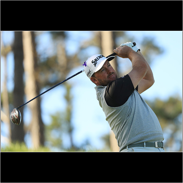 PEBBLE BEACH, CALIFORNIA - FEBRUARY 06: Graeme McDowell of Northern Ireland plays his shot from the 11th tee during the during the first round of the AT&T Pebble Beach Pro-Am at Spyglass Hill Golf Course on February 06, 2020 in Pebble Beach, California. (Photo by Sean M. Haffey/Getty Images)
