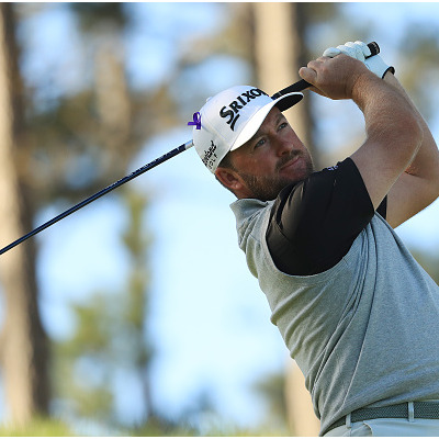 PEBBLE BEACH, CALIFORNIA - FEBRUARY 06: Graeme McDowell of Northern Ireland plays his shot from the 11th tee during the during the first round of the AT&T Pebble Beach Pro-Am at Spyglass Hill Golf Course on February 06, 2020 in Pebble Beach, California. (Photo by Sean M. Haffey/Getty Images)