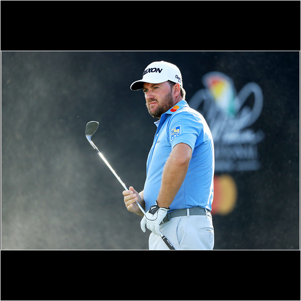 ORLANDO, FLORIDA - MARCH 05: Graeme McDowell of Northern Ireland plays his shot from the 17th tee during the first round of the Arnold Palmer Invitational Presented by MasterCard at the Bay Hill Club and Lodge on March 05, 2020 in Orlando, Florida. (Photo by Sam Greenwood/Getty Images)