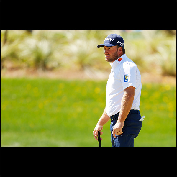 ORLANDO, FLORIDA - MARCH 07: Graeme McDowell of Northern Ireland reacts on the second green during the third round of the Arnold Palmer Invitational Presented by MasterCard at the Bay Hill Club and Lodge on March 07, 2020 in Orlando, Florida. (Photo by Kevin C. Cox/Getty Images)