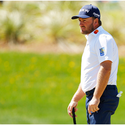 ORLANDO, FLORIDA - MARCH 07: Graeme McDowell of Northern Ireland reacts on the second green during the third round of the Arnold Palmer Invitational Presented by MasterCard at the Bay Hill Club and Lodge on March 07, 2020 in Orlando, Florida. (Photo by Kevin C. Cox/Getty Images)