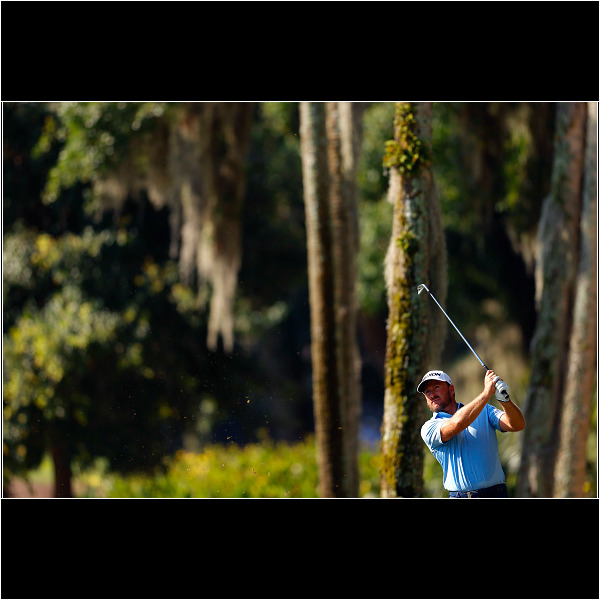 HILTON HEAD ISLAND, SOUTH CAROLINA - JUNE 19: Graeme McDowell of Northern Ireland plays a shot on the sixth hole during the second round of the RBC Heritage on June 19, 2020 at Harbour Town Golf Links in Hilton Head Island, South Carolina. (Photo by Kevin C. Cox/Getty Images)