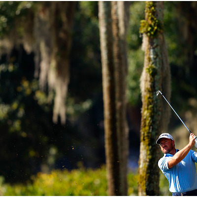 HILTON HEAD ISLAND, SOUTH CAROLINA - JUNE 19: Graeme McDowell of Northern Ireland plays a shot on the sixth hole during the second round of the RBC Heritage on June 19, 2020 at Harbour Town Golf Links in Hilton Head Island, South Carolina. (Photo by Kevin C. Cox/Getty Images)