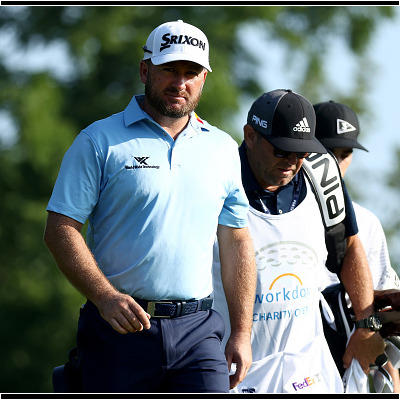 DUBLIN, OHIO - JULY 10: Graeme McDowell of Northern Ireland walks from the third tee during the second round of the Workday Charity Open on July 10, 2020 at Muirfield Village Golf Club in Dublin, Ohio. (Photo by Gregory Shamus/Getty Images)
