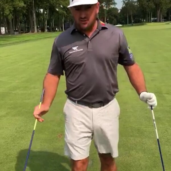 Here is a little technique I use to help me hit the middle of the fairway #GMacTips #GoLow GMacTips - Pick a Target