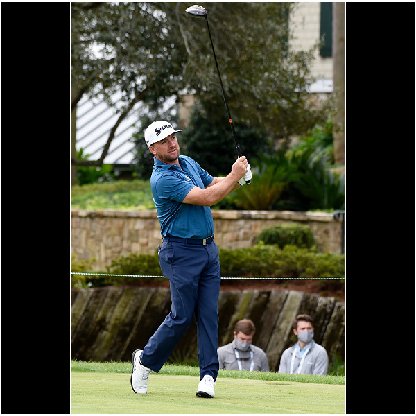SEA ISLAND, GA - NOVEMBER 22: Graeme McDowell of Northern Ireland hits his tee shot on the 10th hole during the final round of The RSM Classic at Sea Island Resort Seaside Course on November 22, 2020 in Sea Island, Georgia. (Photo by Jennifer Perez/PGA TOUR via Getty Images)