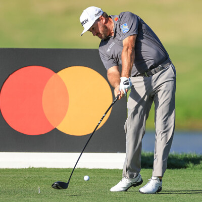 ORLANDO, FLORIDA - MARCH 06: Graeme McDowell of Northern Ireland plays his tee shot on the par 5, 16th hole during the final round of the Arnold Palmer Invitational presented by Mastercard at Arnold Palmer Bay Hill Golf Course on March 06, 2022 in Orlando, Florida. (Photo by David Cannon/Getty Images)