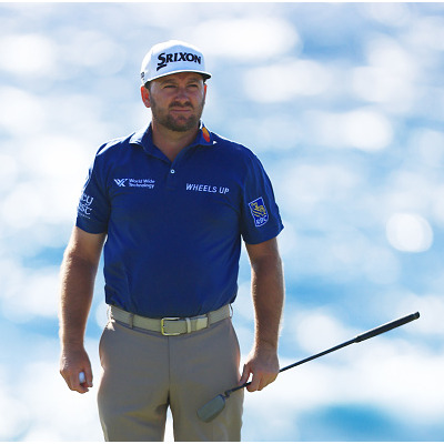 PUNTA CANA, DOMINICAN REPUBLIC - MARCH 25: Graeme McDowell of Northern Ireland looks on over the eighth green during the second round of the Corales Puntacana Championship at the Corales Golf Course on March 25, 2022 in Punta Cana, Dominican Republic. (Photo by Marianna Massey/Getty Images)